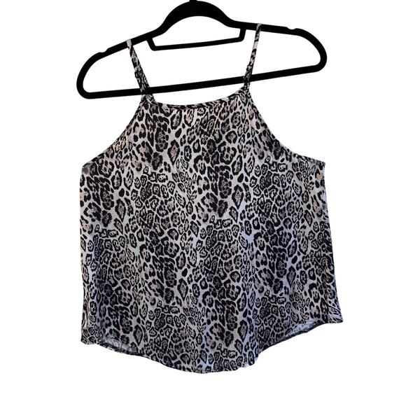 Woman leopard print lace camisole size large - Picture 4 of 6